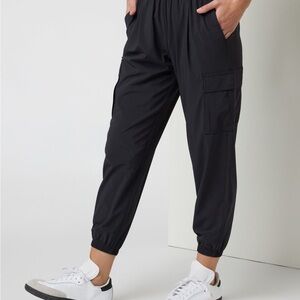 Vuori Villa Black Cargo Jogger Pants